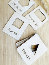 Load image into Gallery viewer, Shapes Flash cards