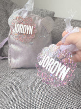Load image into Gallery viewer, Wavy Glitter Bag Tag