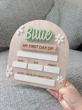 Load image into Gallery viewer, ✏️ Interchangeable First & Last Day Whiteboard Sign