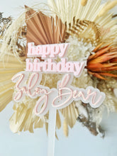 Load image into Gallery viewer, Name and Number Cake Topper - Acrylic Topper