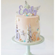 Load image into Gallery viewer, Name and Number cake Topper - Acrylic Topper