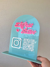 Load image into Gallery viewer, Social media sign | QR socials stand | Check in Stand