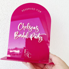 Load image into Gallery viewer, Bridal Shower sign | Hens Party I QR socials stand | Check in Stand