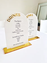 Load image into Gallery viewer, Personalised Drinks Menu | Cocktails | drinks | bar menu |