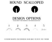 Load image into Gallery viewer, Stemless drink tags | drink accessories | round glass tag