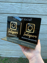 Load image into Gallery viewer, Social media sign