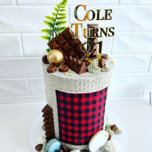 Load image into Gallery viewer, Twenty one cake topper | Modern cake topper | floating cake topper