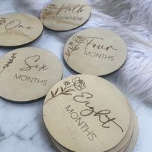 Load image into Gallery viewer, Milestone Cards set - Floral Set