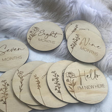 Load image into Gallery viewer, Milestone Cards set - Floral Set