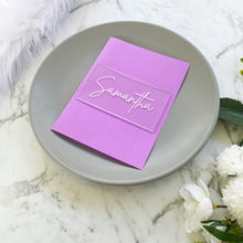 Load image into Gallery viewer, Engraved Name Places