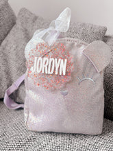 Load image into Gallery viewer, Wavy Glitter Bag Tag
