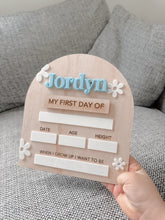 Load image into Gallery viewer, ✏️ Interchangeable First &amp; Last Day Whiteboard Sign
