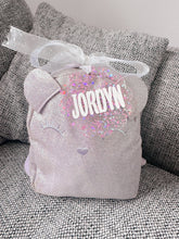 Load image into Gallery viewer, Wavy Glitter Bag Tag
