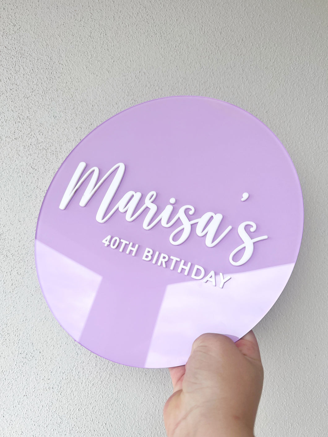 Birthday sign | 1st birthday acrylic sign | event signage | Peach