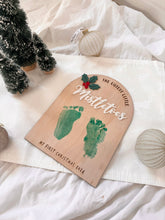 Load image into Gallery viewer, DIY footprint Mistletoes keepsake
