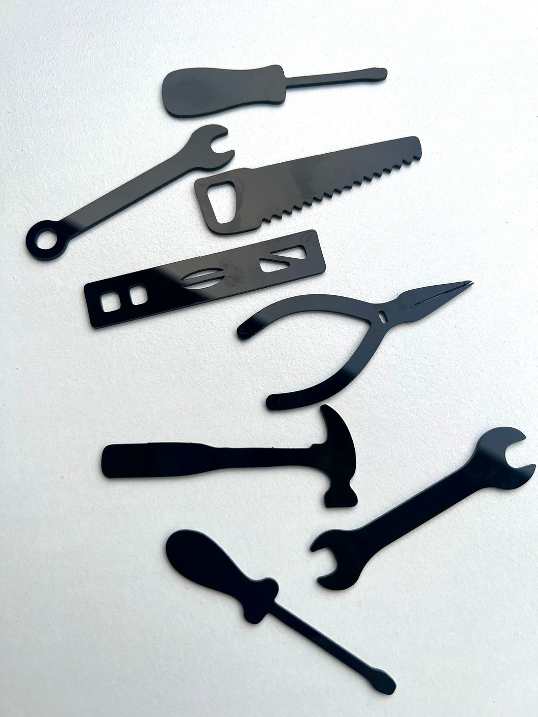 Tool Set Cupcake / Cake Acrylic Plaques