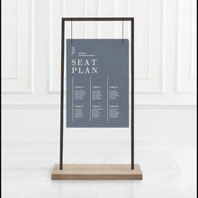 Load image into Gallery viewer, Guest seating sign | Seating chart sign | Wedding seating chart | Find your seat |
