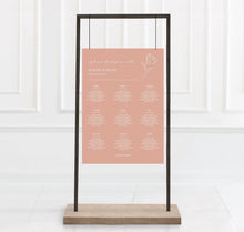 Load image into Gallery viewer, Guest seating sign | Seating chart sign | Wedding seating chart | Find your seat |
