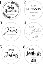 Load image into Gallery viewer, Wooden Plaque for Baby Announcement - Baby Arrival Wooden Sign
