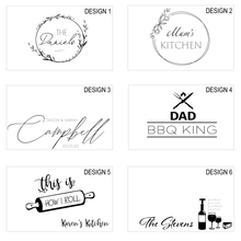 Load image into Gallery viewer, Large  Personalised Chopping boards
