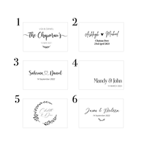 Load image into Gallery viewer, Custom Guestbook - Wooden Wedding Guestbook - Engraved - A4
