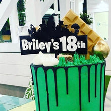Load image into Gallery viewer, 18th Birthday cake topper | teenage cake decor | 18th party decor
